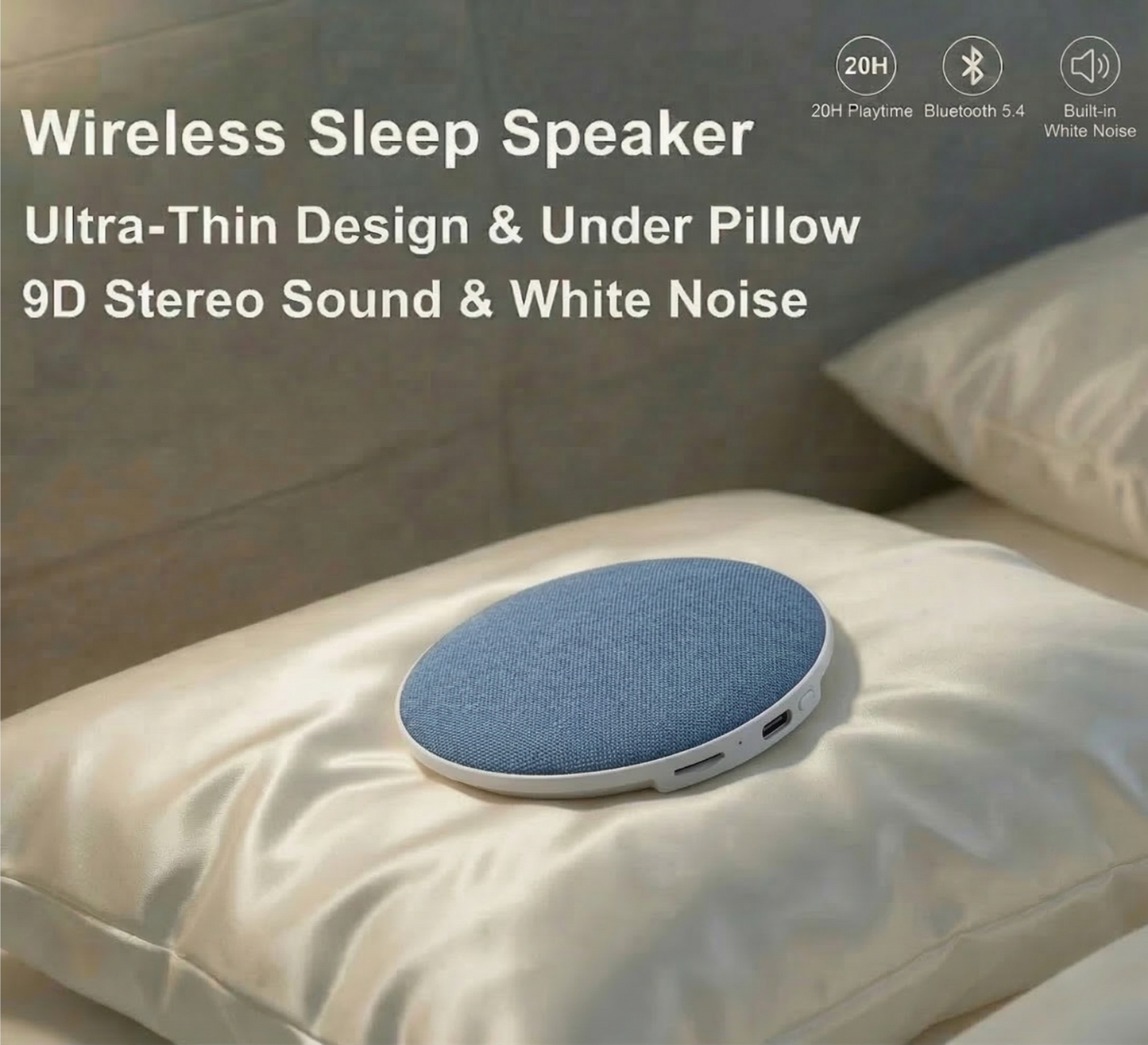 Glowvee™ Under Pillow Sleep Speaker