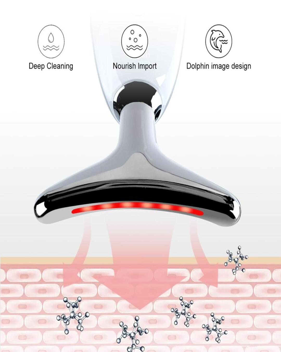✨ Glowvée GlowSculpt™  7-LED Face & Neck Miracle Massager✨