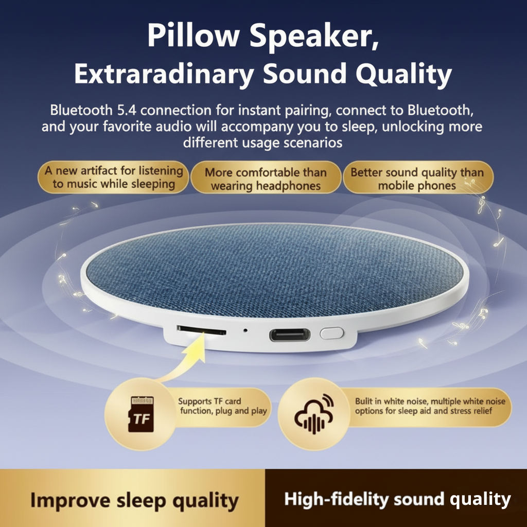 Glowvee™ Under Pillow Sleep Speaker